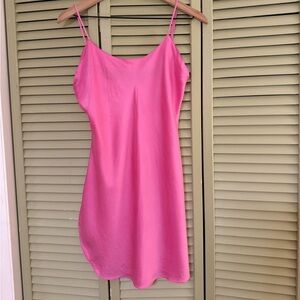 Rare Vintage Victorias Secret Gold Label Pink Silk Slip Dress